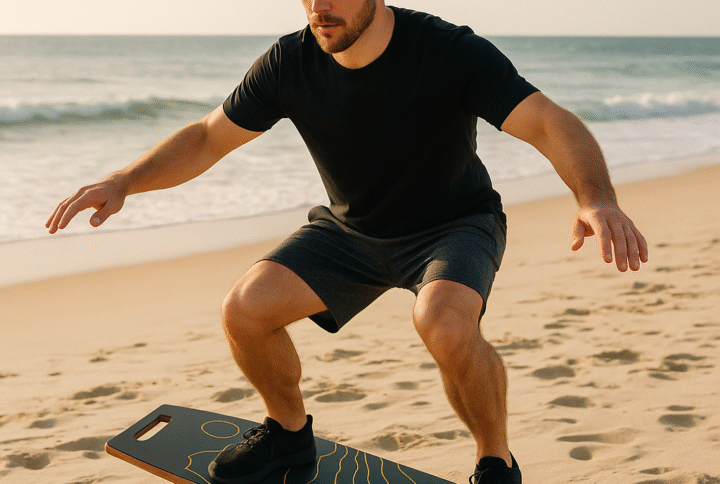 Siyah Denge Tahtası – Sörf Eğitim Tahtası – Kaykay Eğitim Tahtası – Balance Board – Roller Board - RB22