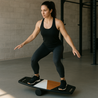 Renkli Denge Tahtası Balance Roller Board Sörf Eğitim Tahtası Kaykay Eğitim Tahtası 73 x 31 CM – RB10